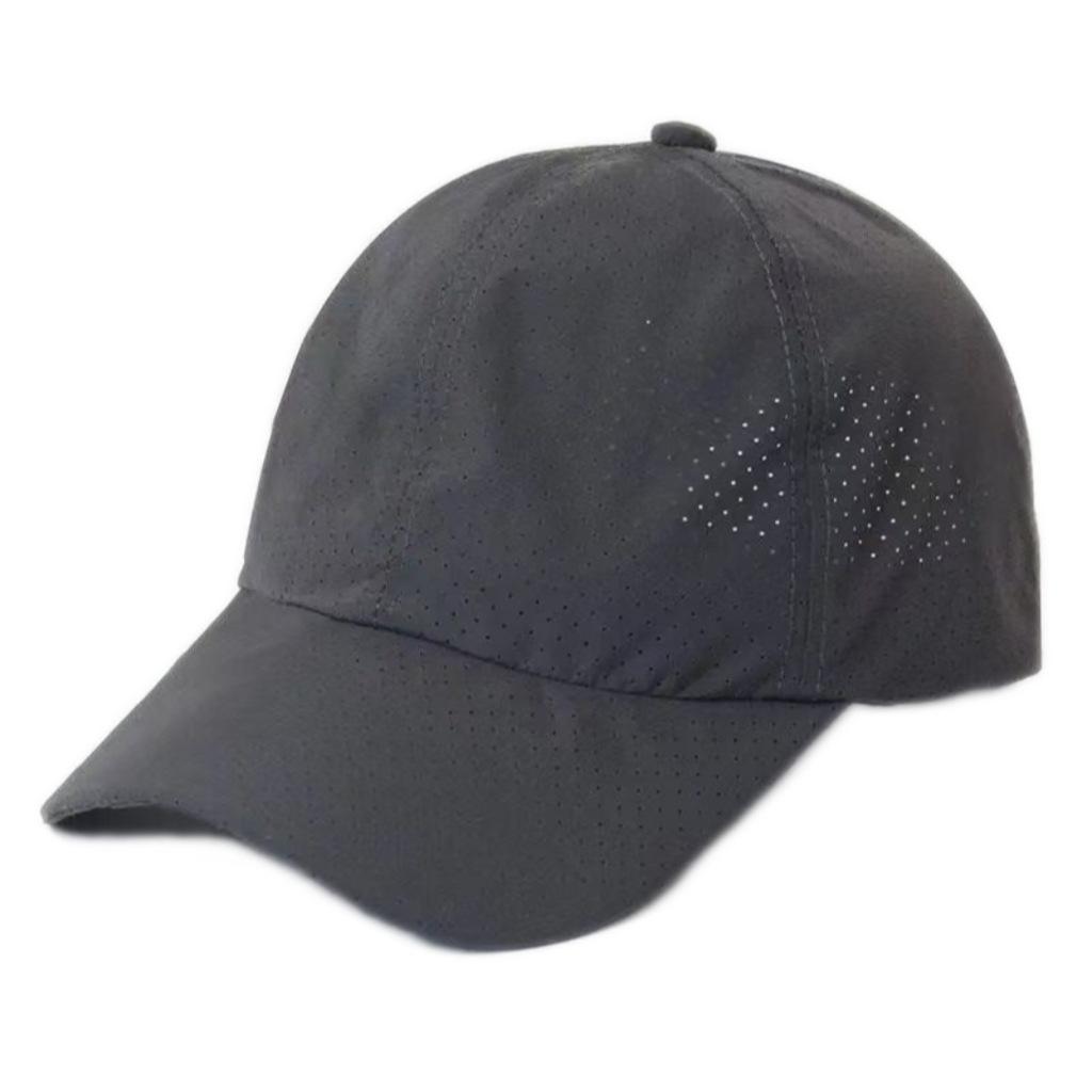 Summer quick-drying punching breathable baseball cap solid color light board sun protection hat women's versatile classic quick-drying cap