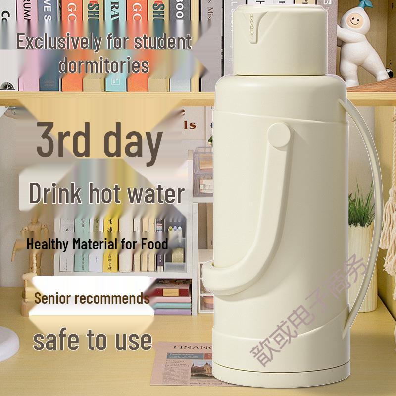 3.2L Large Thermos Flask with Glass Liner for Dorm, Office, and Home Use