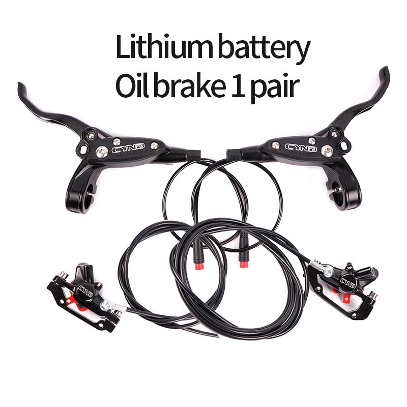 Automatic Magnetic Induction Power-off Oil Brake Scooter Ebike Hydraulic Brake Oil Disc Brake Caliper Hydraulic Disc Brake (Hydraulic Brake Pad)