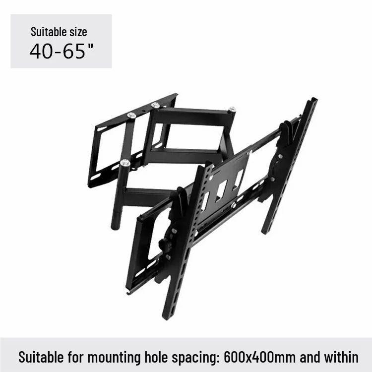 Universal Adjustable LCD Monitor & TV Wall Mount with Retractable, Rotating Arm