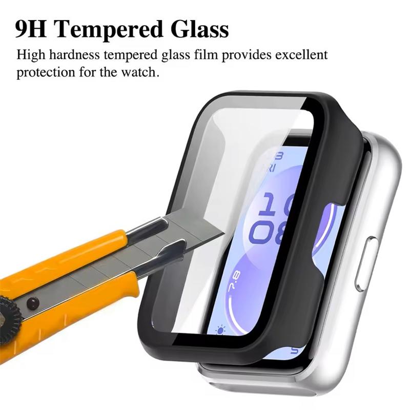 Glass+shell Cover For HUAWEI Band 11 and 11 Pro Accessories All-Around Hard PC Bumper Frame Tempered Protector HuaWei Smart band 11 and 11 Pro Cases