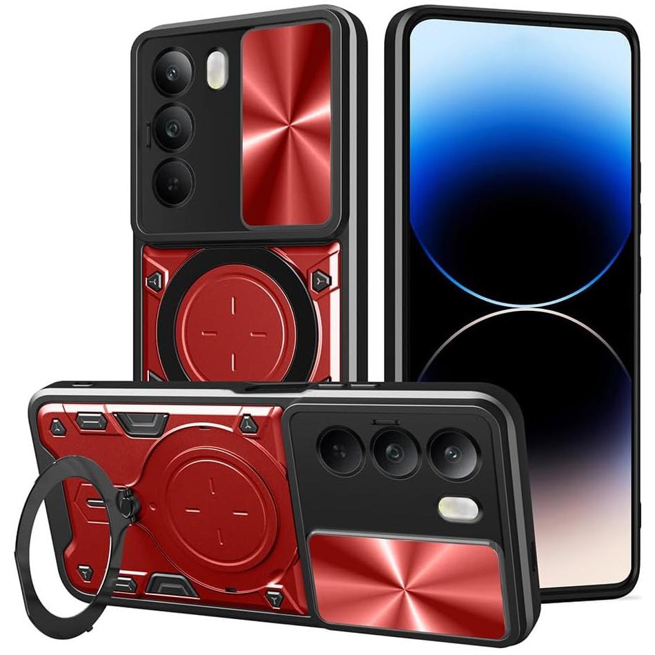 

Heavy Duty Protective Cover For Realme P3 Lite P3 Ultra Case With Ring Stand Holder Lens Protection realme P3 Lite