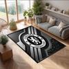 Chelsea FC Printed Flannel Area Rug Non Slip Soft Polyester Floor Carpet Indoor Decor Mat for Bedroom Living Room Sofa Game Room Home Decoration