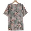 4XL-8XL Plus Size Elegant Women's Blouses Summer Oversize Tops Woman Casual Short Sleeve Shirts