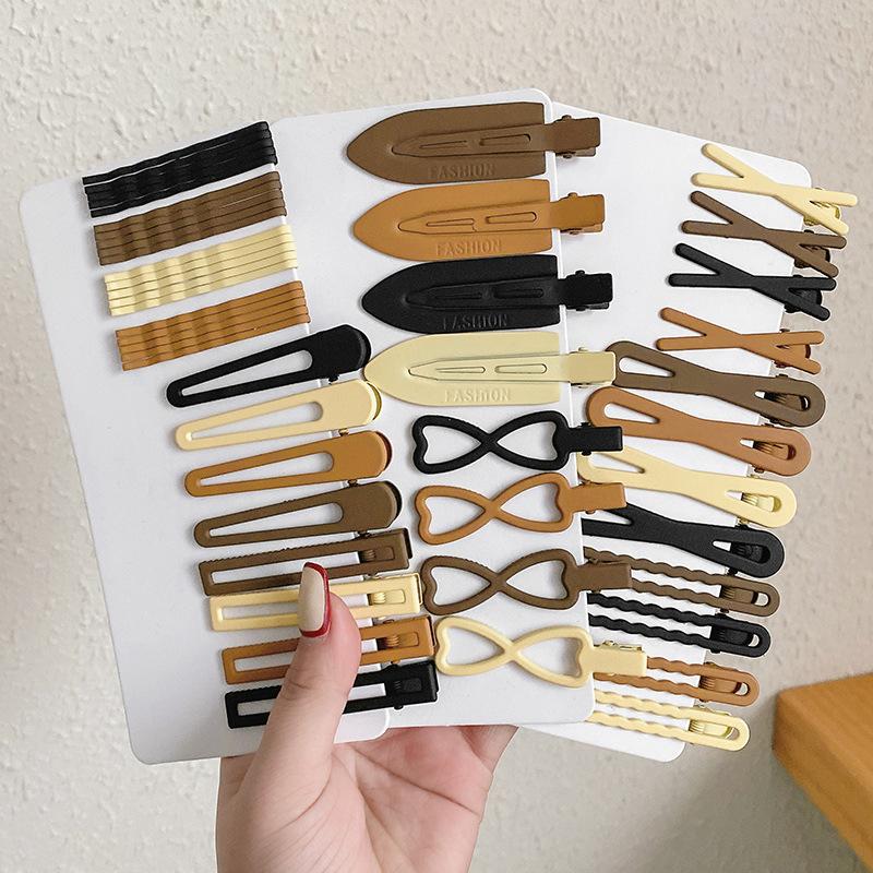 

Простые ins, новая заколка с одним словом на голове, заколка на спине, повязка на голову с челкой, боковая заколка для волос, заколка для женщин, модная заколка для волос, головные уборы для девочек