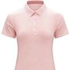 PERFEITO CRIATIVO Women's Seamless Bonded Quick-Dry Polo Shirt