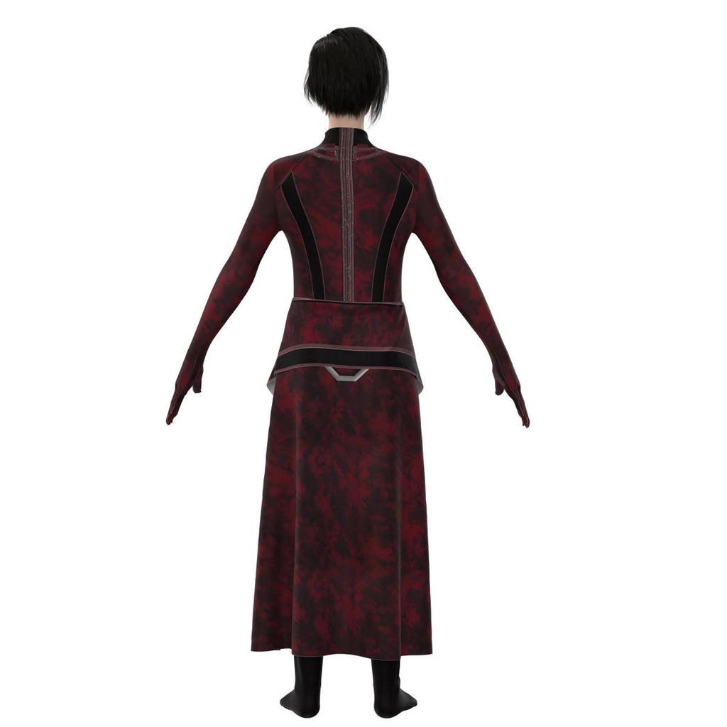 WandaVision Scarlet Witch Cosplay Costume - Magic-Inspired Attire