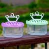 1PC Creative Crown Plastic Box Small Fish Tank Turtle Pet Transport Box Desktop Small Aquarium
