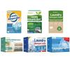 Portable Concentrated Laundry Sheets, Quick-Dissolving Stain Removers with Fresh Linen Scent