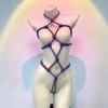 Lingerie da Donna Hot Sexy a Rete Senza Cavallo Body Corda Bondage Accessorio Cosplay Uniforme Biancheria Intima Gioco di Ruolo Costumi di Halloween