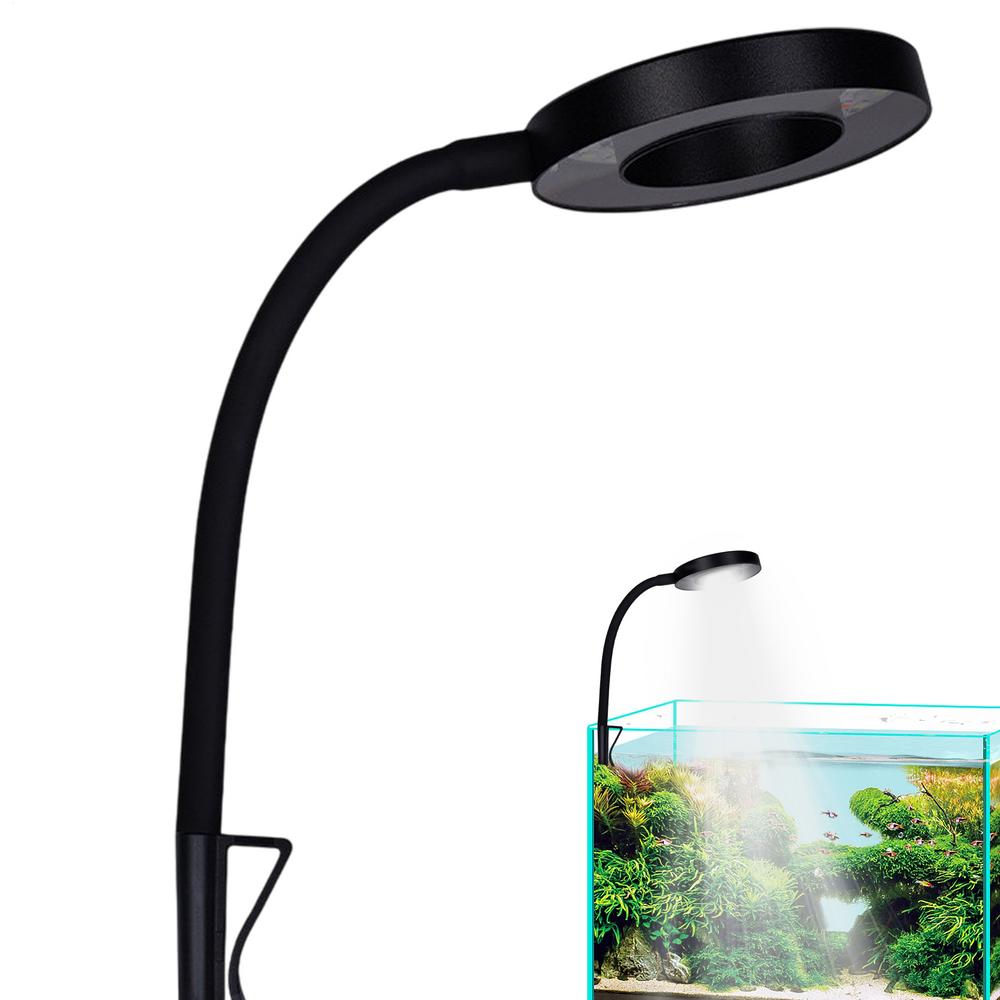 Aquarium Licht Clip On LED Aquarium Licht Aquariumlampe Verstellbare Klemme 360 Grad Flexibel Wasserdicht Aquarium Licht Pflanze
