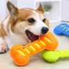 Set of 3 Entertaining Squeaky Dog Toy Bone for Boredom Dog Entertainment Chew Toy for Aggressive Chewer Clean Teeth