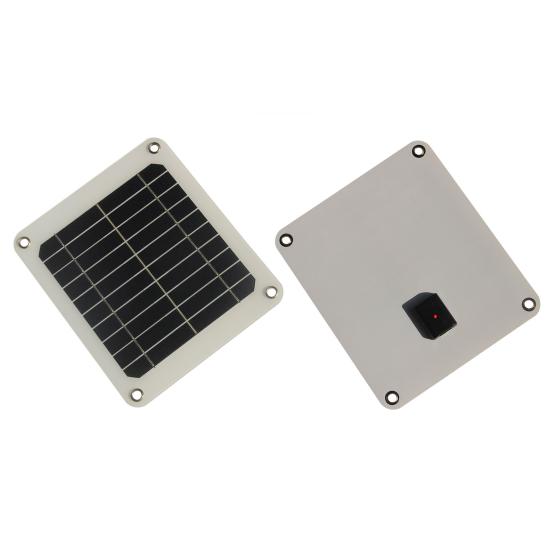 5W Solar Panel Phone Charger High Conversion Rate Overcharging Protection Waterproof Compact Single Crystal Silicon Solar Panel Charger