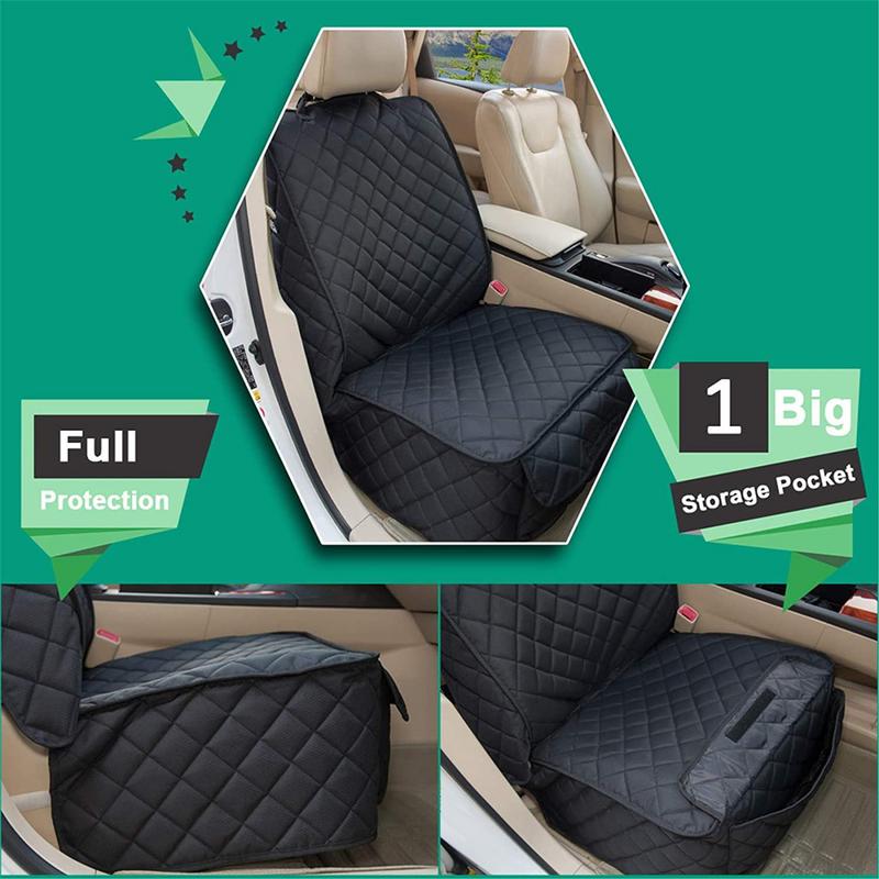 Seat Cover For Dogs Front Dog Car Seat Protector Waterproof Cover Easy-to-Clean Full Protection Pad Breathable Mat Detachable
