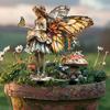 Decorazioni Giardino delle Fate da Esterno, Pali Decorativi a Forma di Fungo in Acrilico per Giardino, Cartello Giardino Spiritello del Bosco Fantasioso, Inserimenti per Vasi da Fiori Resistenti alle Intemperie per