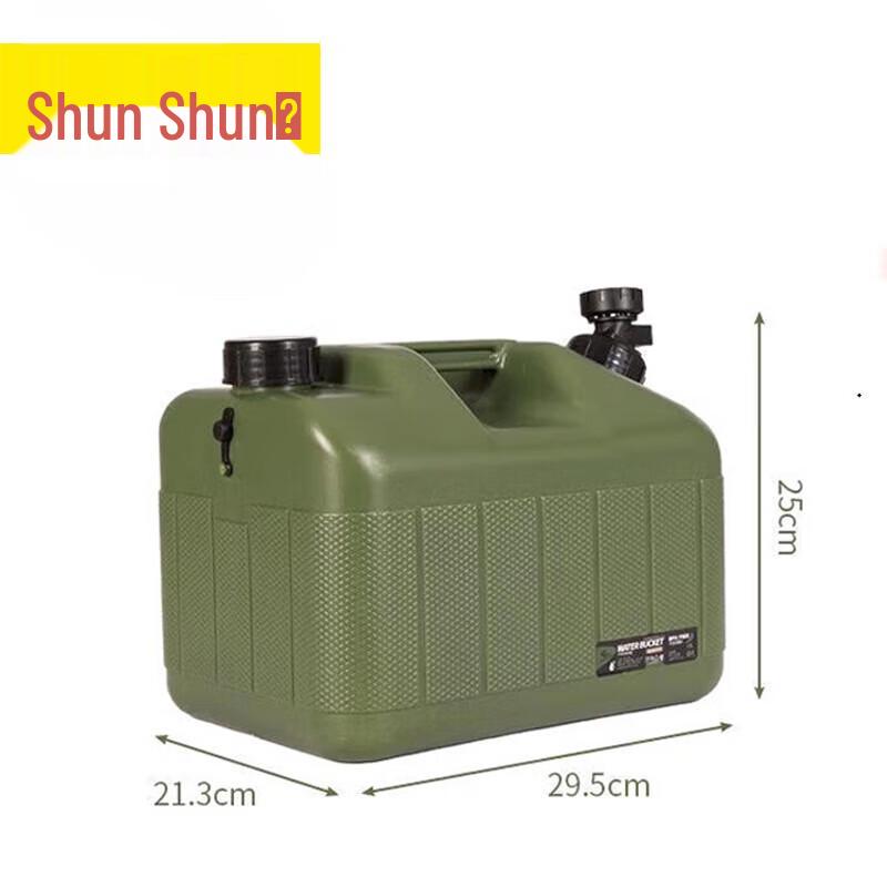 Outdoor PE Military Green Portable Water Storage Bucket