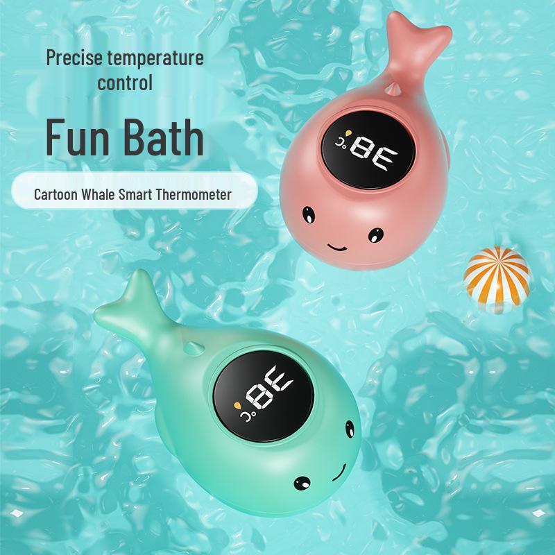 Mini Waterproof Baby Bath Thermometer: Newborn Water Temperature Tester for Household Use