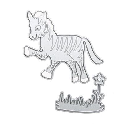 Metal Cutting Dies Love Cartoon Horse Scrapbook Album Decoration Crafts #Z