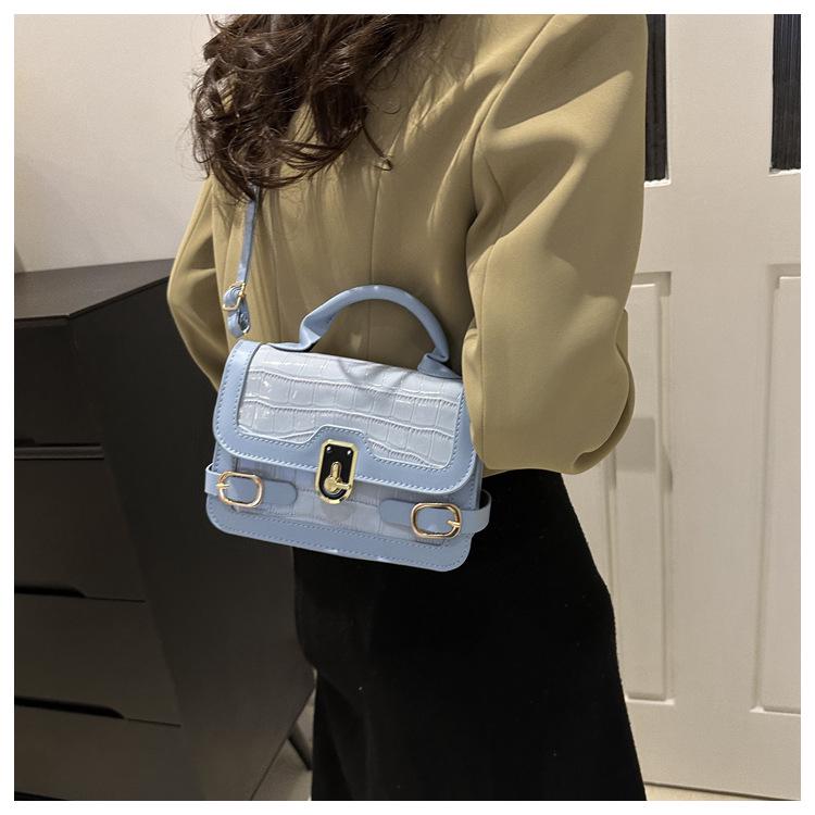 Spring 2024 Korean Style Stone Pattern Handbag - Trendy Women's Shoulder Bag
