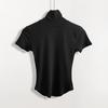 Korean Dongdaemun Sexy Spicy High Neck Slimming T-shirt