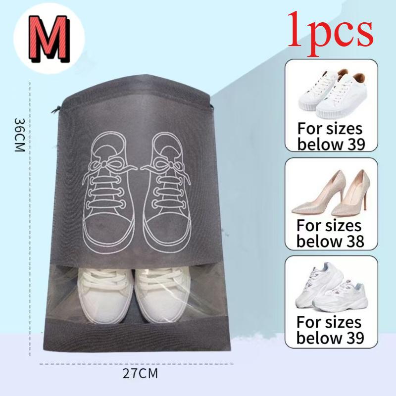 

Shoes Storage Organizer Bags Non-Woven Shoe Dust Bags Portable Travel Shoe Bag Shoes Storage Packing Pouch Organizers