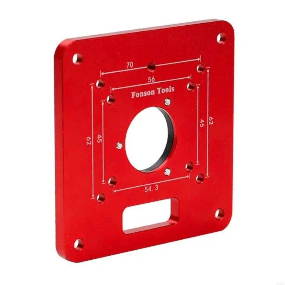 Aluminum Router Table Insert Plate Engraving Milling Plate Jigs Trimming Machine Board  Woodworking