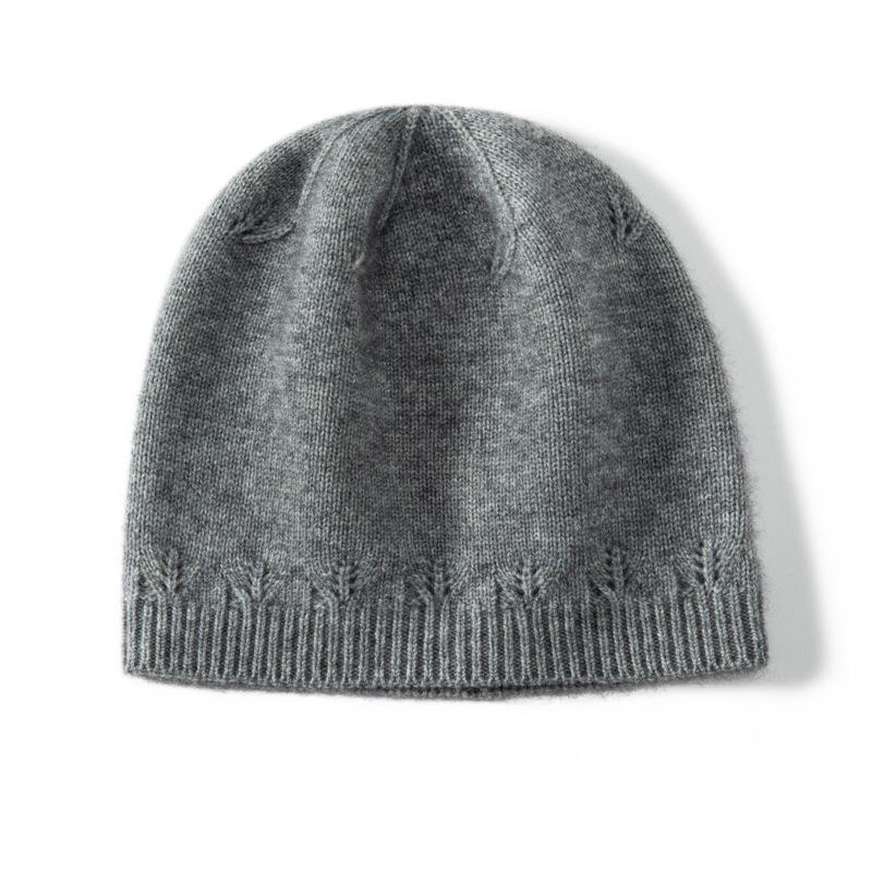 Damen Kaschmir Wolle Gestrickte Mütze: Warm, Stilvoll und Vielseitig für Herbst und Winter.