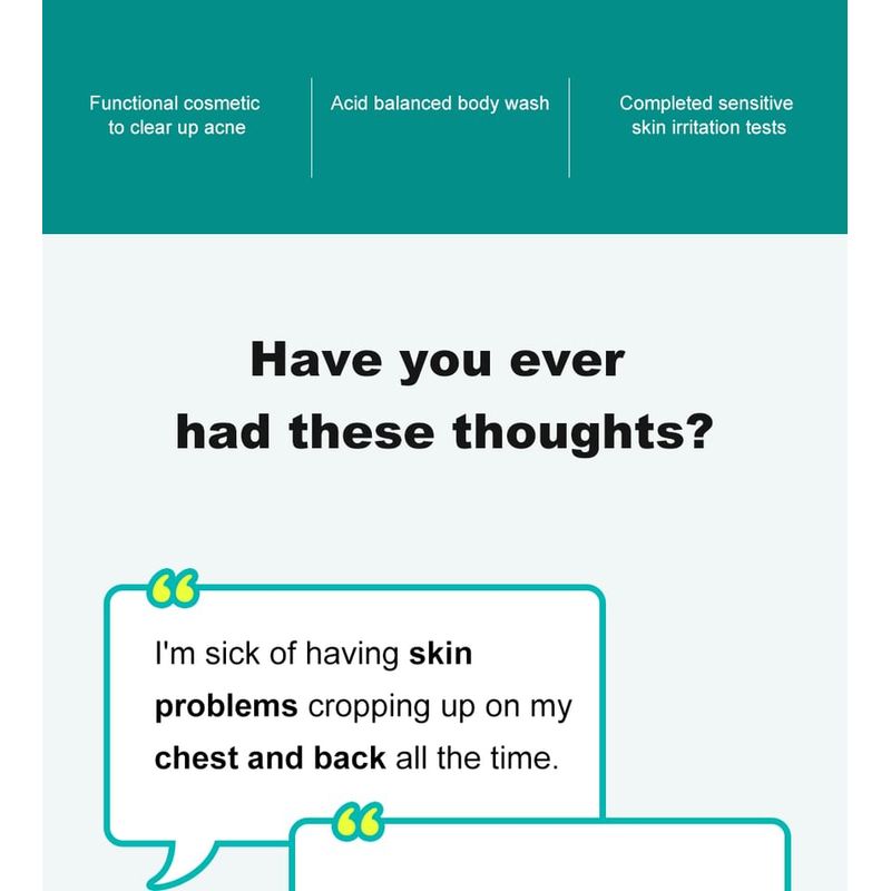 Derma: B - AC Control Body Wash