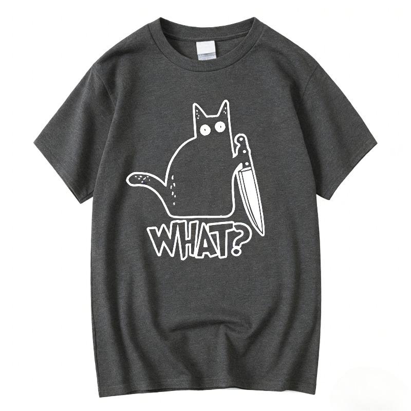 Men s T-shirt High Quality 100% Cotton High Quality Casual Loose O-neck Personality Soft Breathable Humorous Tees Tops Loose Fit 2XL