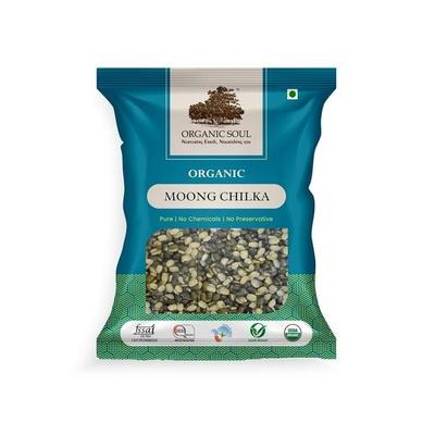 Bio Grüne Mungobohnen Geschält - 450 Gramm | Vegan, Glutenfrei und OHNE Konservierungsstoffe (Moong Chilka) / NPOP-zertifiziert I Bio-zertifiziert