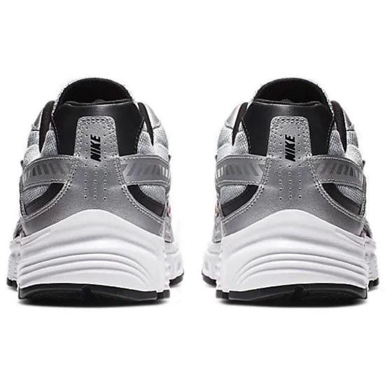 Nike Initiator Metallic Silber Rot Herren Sneakers Schwarz Weiß 394055-001