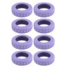8Pcs Silicone Suitcases Wheel Protection Rings Anti-slip Luggage Caster Shoes  for Travel
