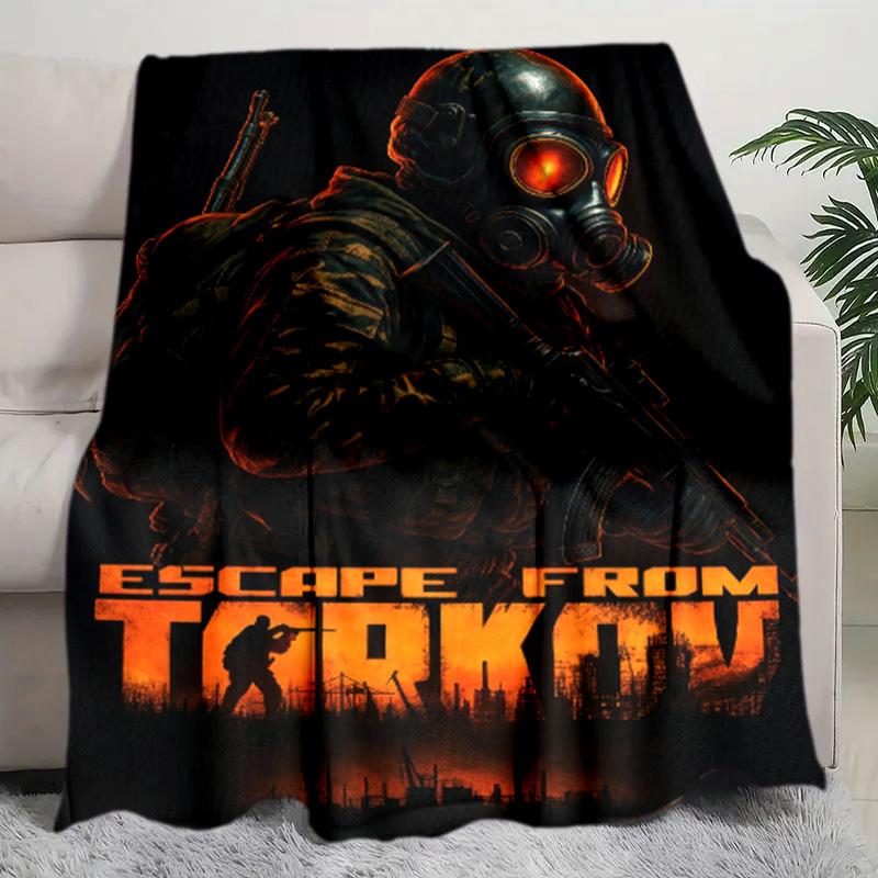 1PC Escape Tactical Camouflage Military Uniform Mask Perfect All Seasons Soft Comfortable Blanket Suitable Sofa Office Outdoor Travel Home Use