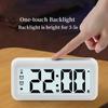 Battery Powered Digital Alarm Clock Backlight Auto Dimmer Timing Countdown 2 Alarm Snooze Table Clock 12/24H Magnetic LCD Clock