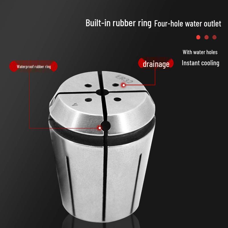 High-Precision ER32C Through-Coolant Collet Chuck & ER40/16/20/25 Sleeves