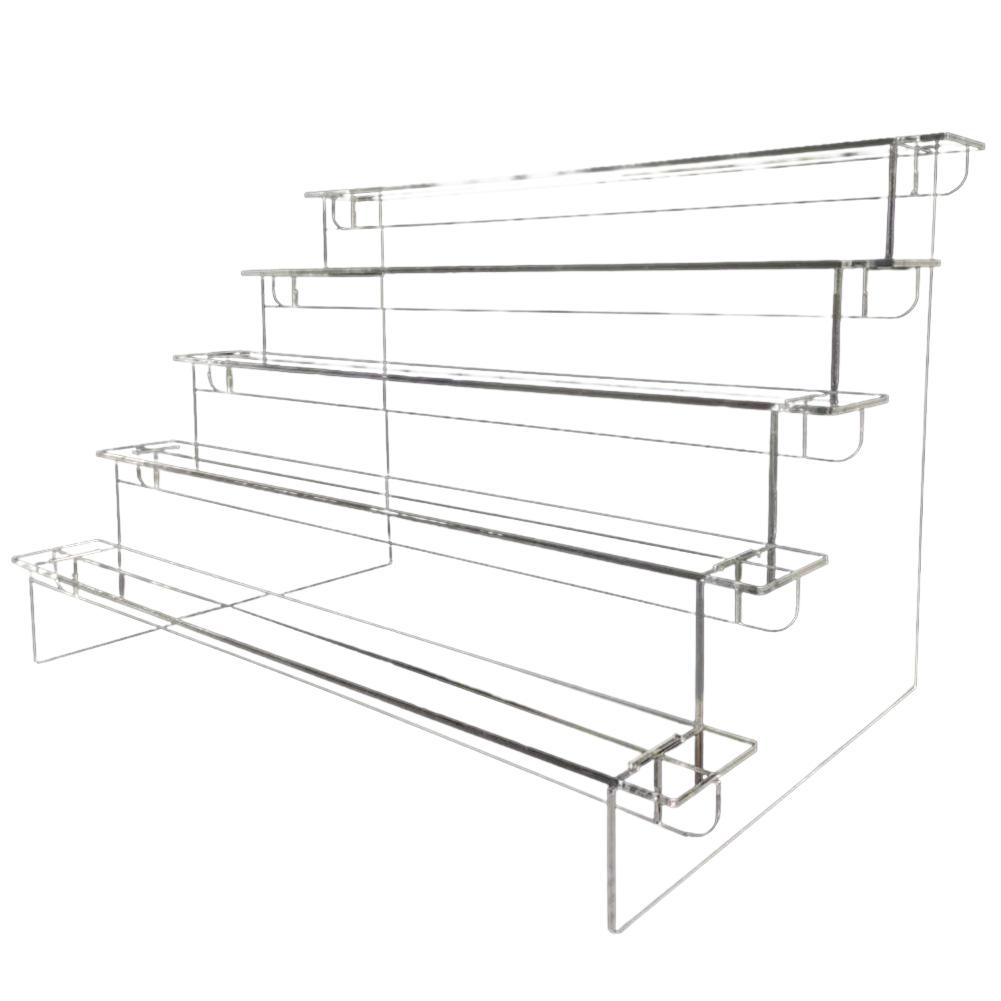 Akrylowe stojaki ekspozycyjne Stojaki ekspozycyjne Wielofunkcyjny schodkowy stojak ekspozycyjny