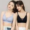 Women's Seamless Wire-Free V-Neck Mesh Bra - Comfortable and Soft Support Underwear