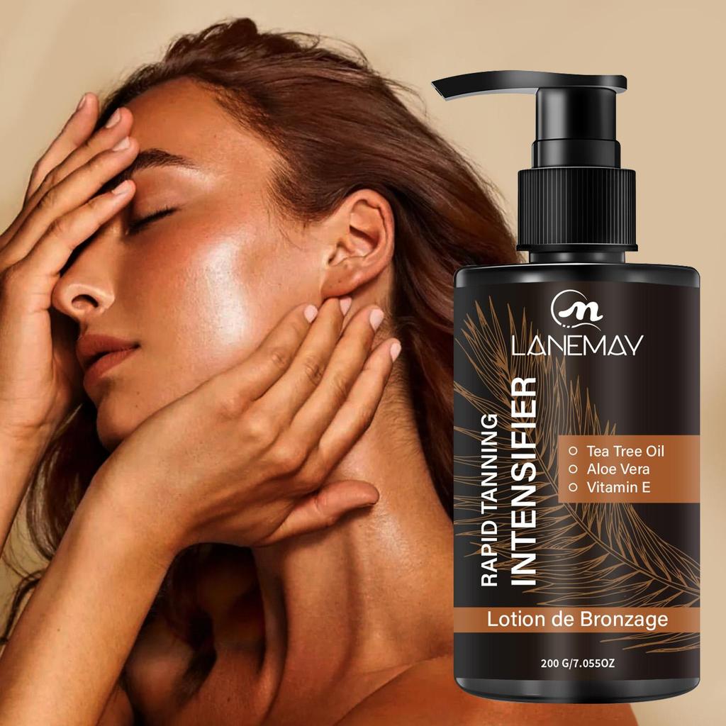 Rapid Tanning Intensifier-This Lightweight, Non-Sticky Tanning Creamis Transfer-resistant And Dries Quickly-200ml