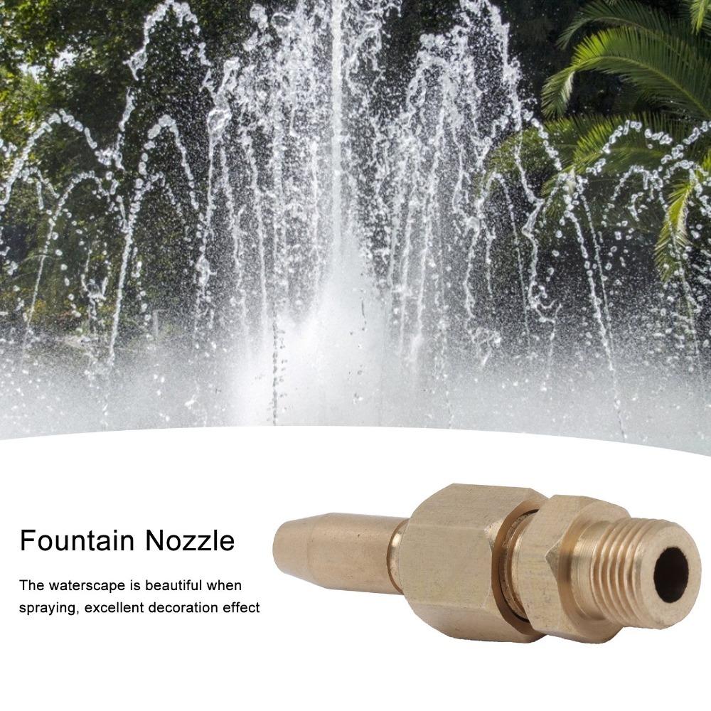 10pcs G1/4 Fountain Nozzle G1/8 Fountain Spray Head Fountain Sprinkler Decorative Fountain Display G1/8 (DN6)