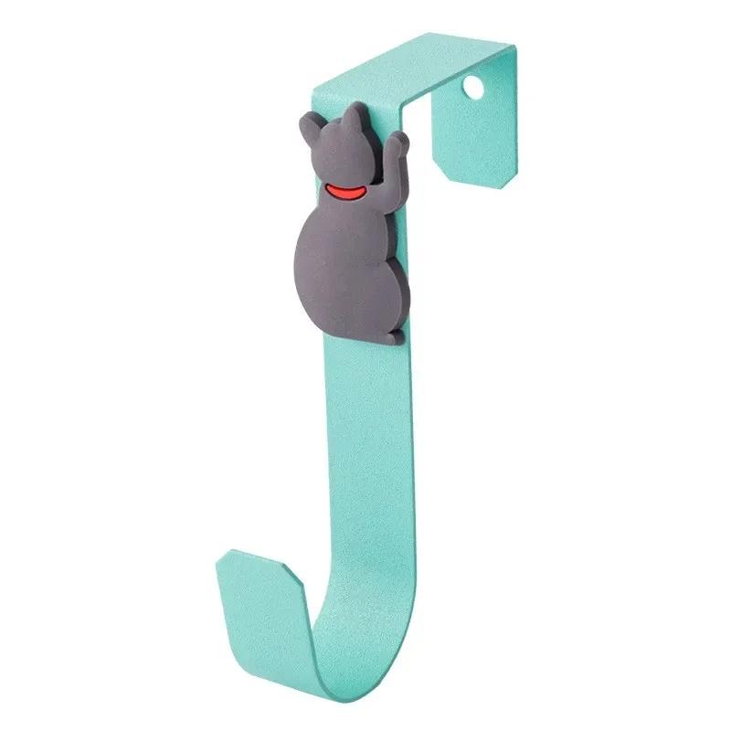 1PC Cabinet Door Back Hook Free Punching Bathroom Door Back Multifunctional Storage Hook Drawer Robe Hook