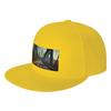 Fashion Bridge To The City Flat Brim Sun Hat  Going To Work Or School Hat Womens
