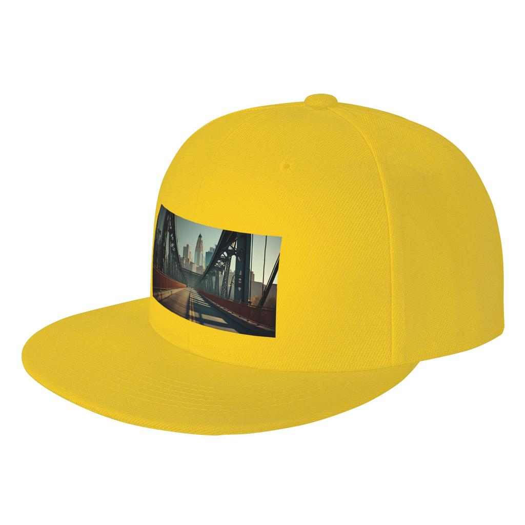 Fashion Bridge To The City Flat Brim Sun Hat Going To Work Or School Hat Womens