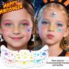 New 10PCS Halloween Face Tattoo Sticker Hot Stamping Freckles Makeup Radiation Fake Freckles Christmas Temporary Tattoo Stickers