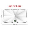 Car Sticker Car Front Windshield Sunshade Suitable For Skoda Citigo Fabia Octavia Superb Car Sunshade Interior Accessories kac999