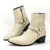 Designer Men Boots Classic Chelsea Ankle Boot High-heeled Business Dress Boots for Men High Quality Genuine Leather Boot