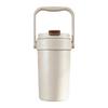 Portable Coffee Mug Water Bottle with Ceramic Inner Large Capacity Insulated Cup Leakproof Tumblers for Hot/Cold Beverages