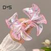 Women Hair Clip Transparent Gradient Color Back Head Hair Claw Strong Grip Shark Hair Accessories Daily Wear