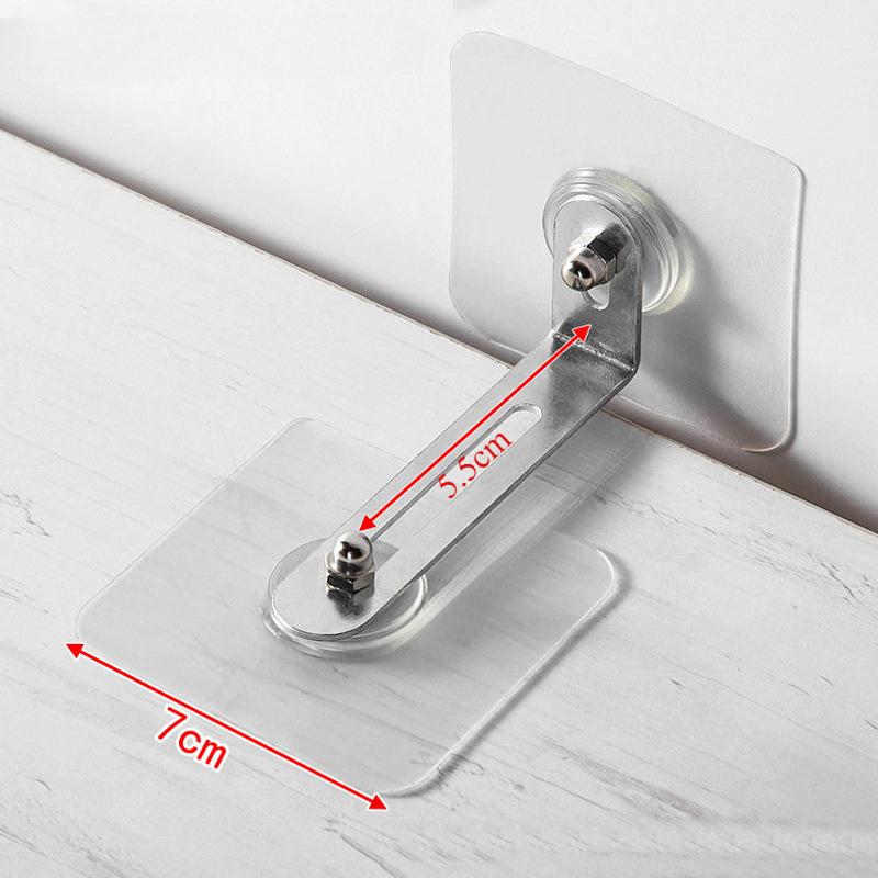 Furniture Anchors Strong Self-adhesive Fixed Prevent Dumping Device No Punching Safety Anti Overturning Cabinet Buckle Anchors
