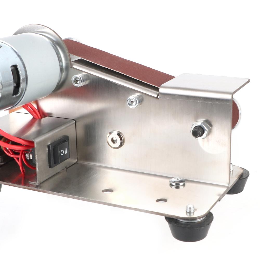 7 Variable Speed Electric Sanding Polishing Grinding Machine Mini Grinding Machine Electric Sharpener Belt Sander EU Plug