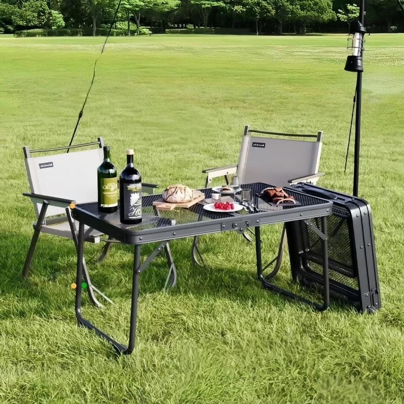 ZISIZ Outdoor Folding Mesh Table